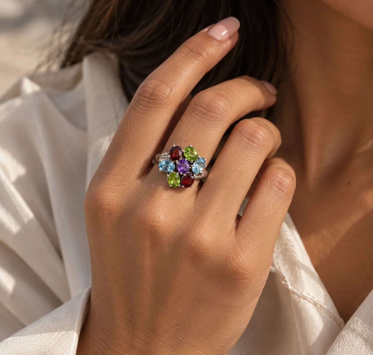 My Island Mosaic Cocktail Ring - Odyssey by Silver